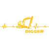 Bagger Baggerfahrer "Digger" Baggerschaufel