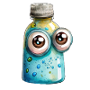 Bouteille d’aquarelles