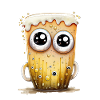 Beer Glass Illustration