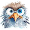 Aquarelle d’aigle Aquarelle