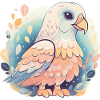 Eagle Pastel Ilustration