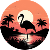 Tropical Flamingo