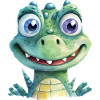 Aquarelles de crocodile