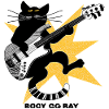 Groovy Bass Cat Funky-T