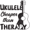 Ukulele! Cheaper than therapy