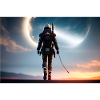 Astronaut in space