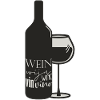 Eine Flaschen Wein