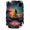 Happy Bicycle Day - Trippy Motif
