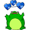 Frog Autism Puzzle Heart