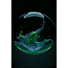 Kaos dans un vert bulle3