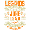 1959 June Birthday Legend