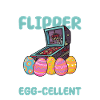 Klassisches Flipper-ostern-design Für