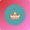 Pastel crown with heart