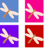 Retro butterfly