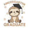 Kids Kindergarten graduate Sloth Graduation