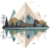 Minimalistic Mountains