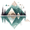 Minimalistic Mountains