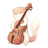 Mungo joue du violoncelle
