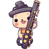 Clarinet in comic style