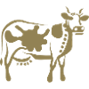 Cow Art Abstract