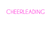 Cheerleading lettering