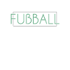 Fußball Schriftzug