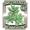 Succulent Illustration, Funny Saying, Pun
