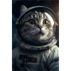 Cat Astronaut Gift