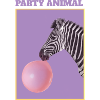 Zebra with Balloon