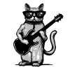 Chat Guitariste