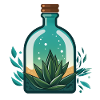Aloe Vera in Flasche