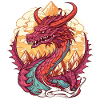 Volcanic Dragon Sunrise