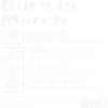 Born in March