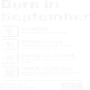 Born in September