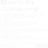 Born in January