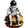 Astronaute spatial Cheeseburger