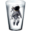 Astronaute dans un verre d’eau