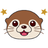 Smiling Cute Otter