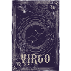 Virgo Constellation Circular Art