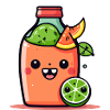 Jus de pastèque Kawaii
