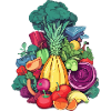 Fruits and vegetables