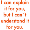 i can explain