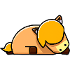 Joli cheval dort