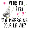 Marraine Bébé Naissance Grossesse Panda Cadeau