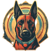 Belgian Shepherd Retro