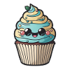 Cute Cupcake Muffin