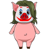 Sweet cute pig