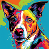 Jack Russell Terrier Pop Art