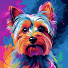 Yorkshire Terrier Pop Art