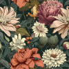 Florale Stofftasche